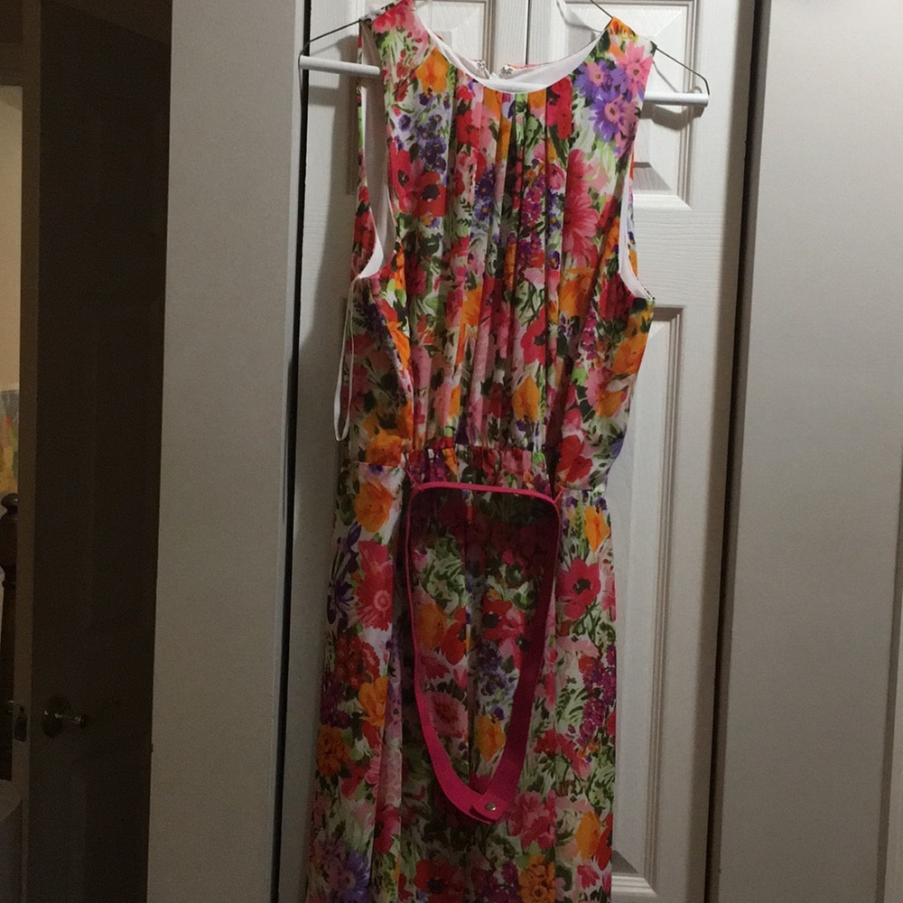 Dress Barn floral dress, misses size 14